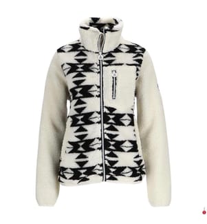 Giacca in pile Sherpa - Ecru
