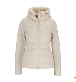 Clair Tonal Label Jacke - Creme