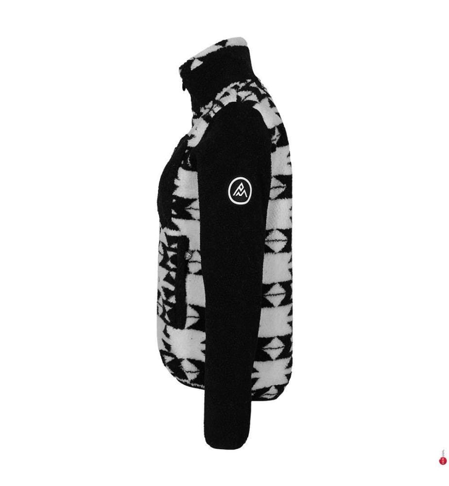 Arthur Fleece Jacket - Black and White