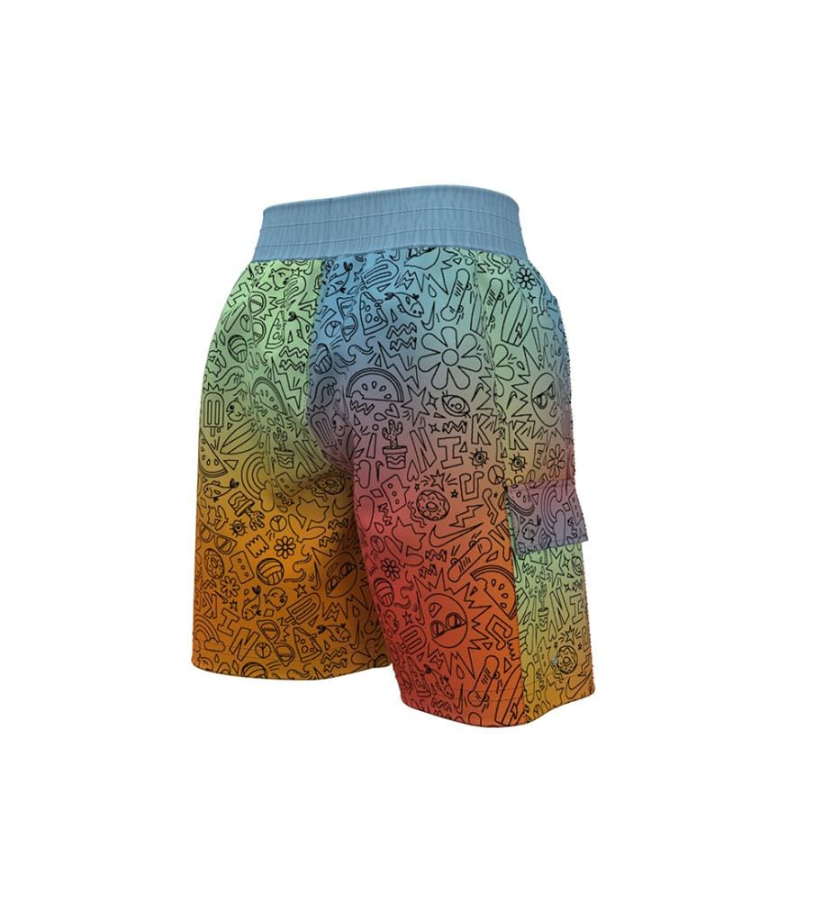 Doodle Shorts 6" Volleyball - Multi