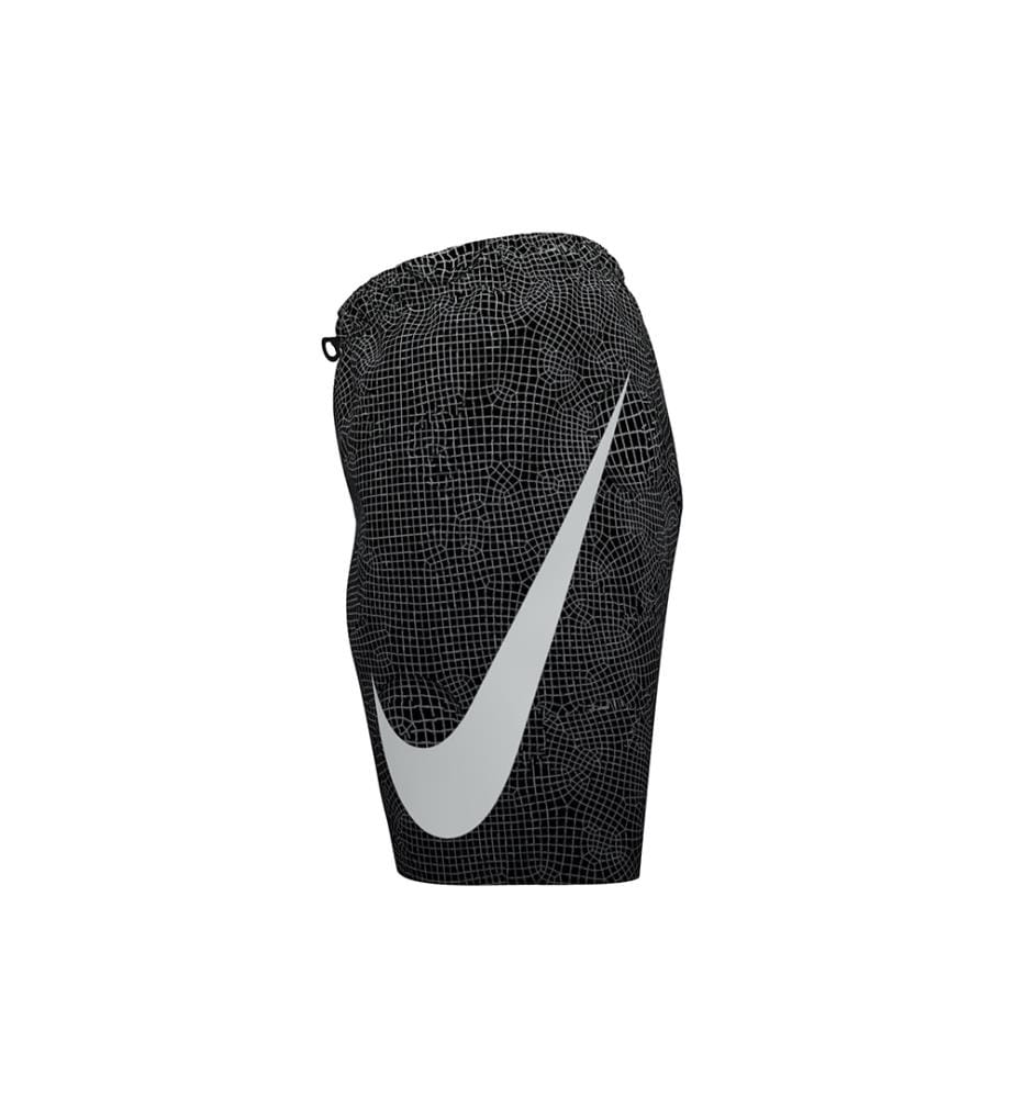 Short de Bain Volley Grid Swoosh Breaker 9" - Noir