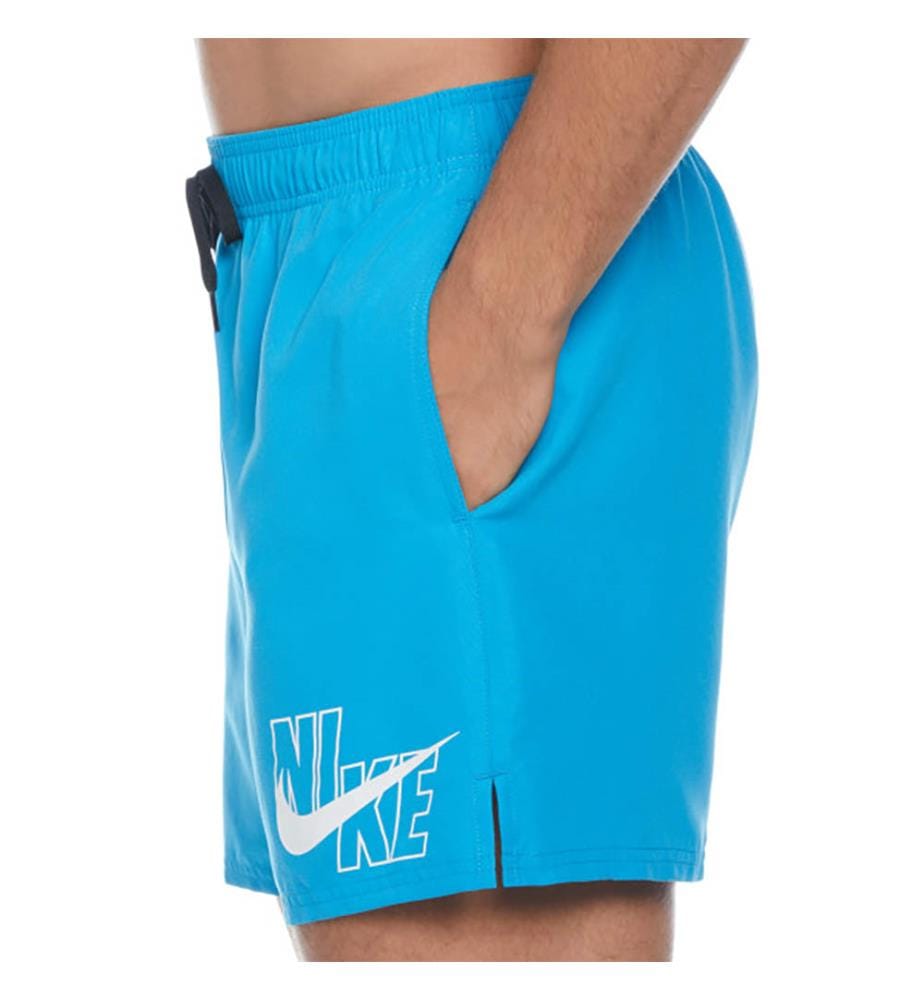 Badeshorts Volley Logo Solid 5"" - Laserblau