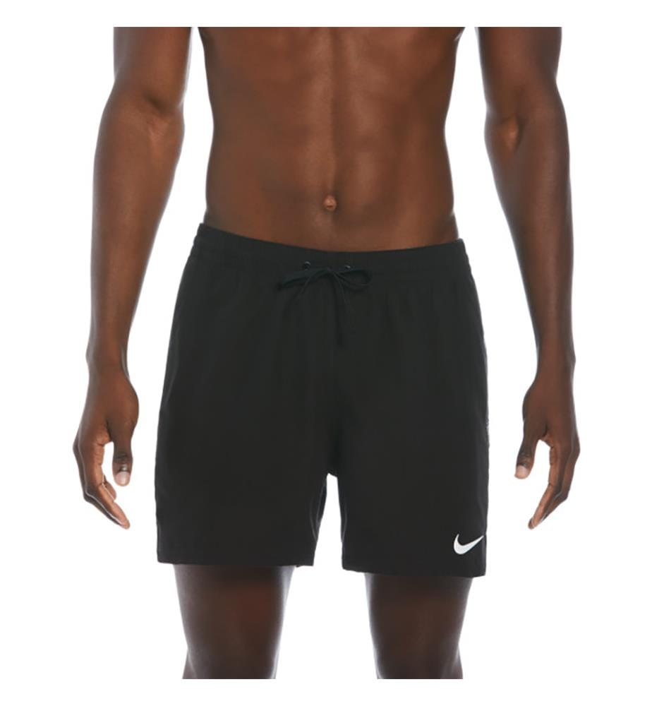 Short de Bain Volley 5" Logo Tape - Noir