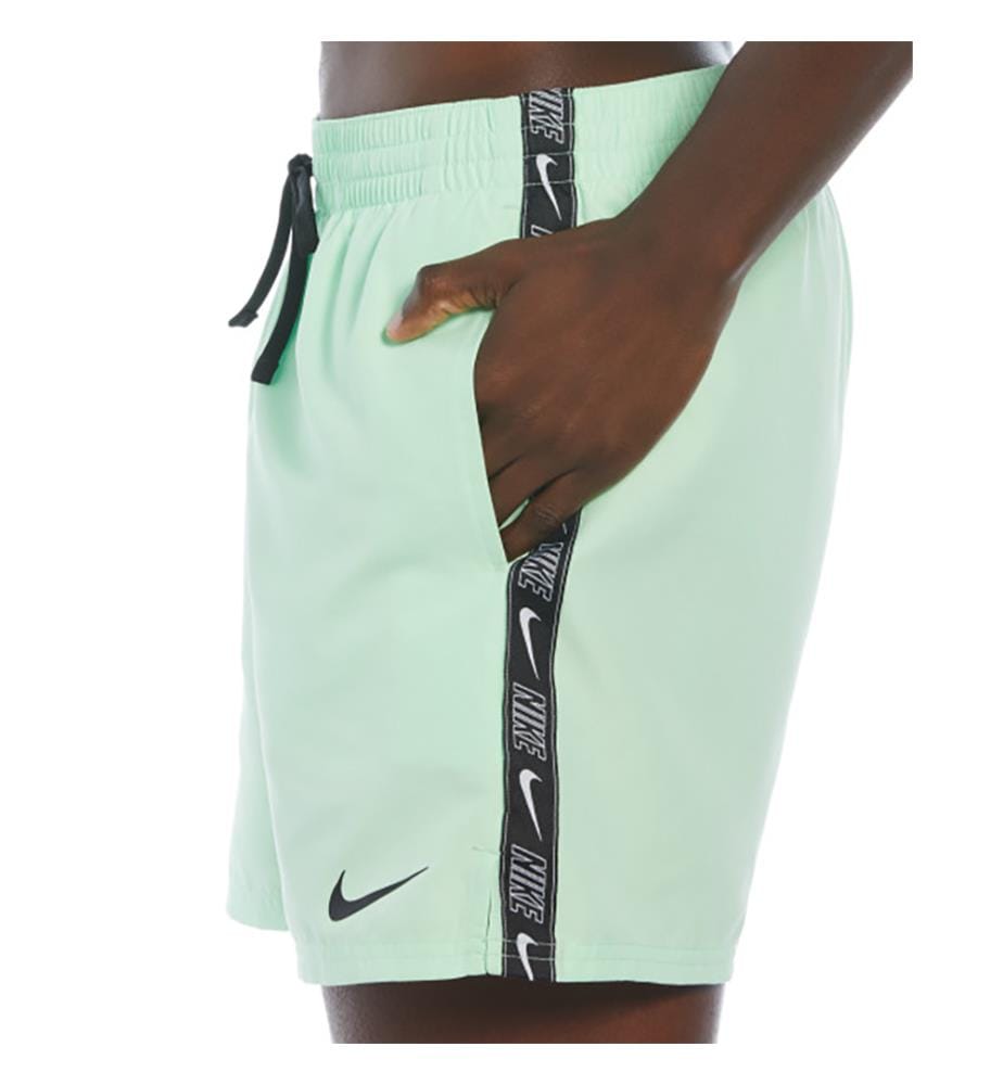 Short de Bain Volley 5" Logo Tape - Vapor Green