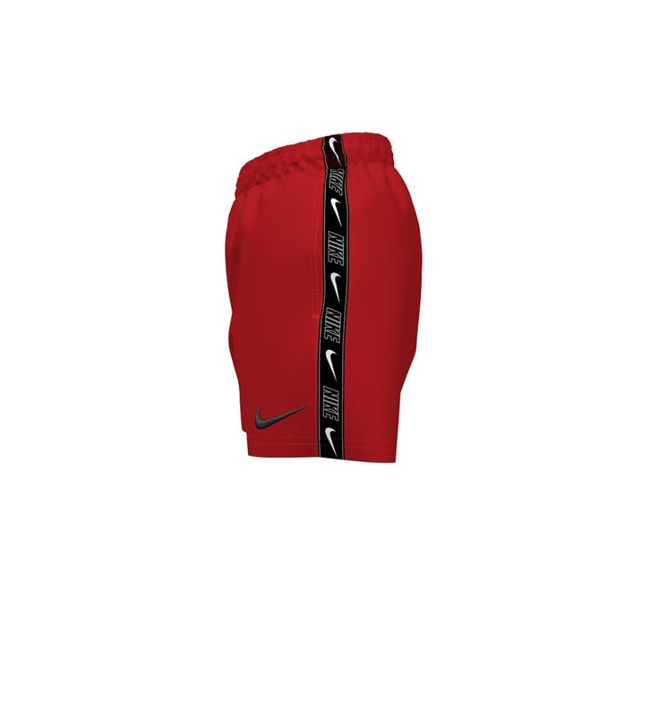 Volleyball Badeshorts 4" Logo Tape - University Red