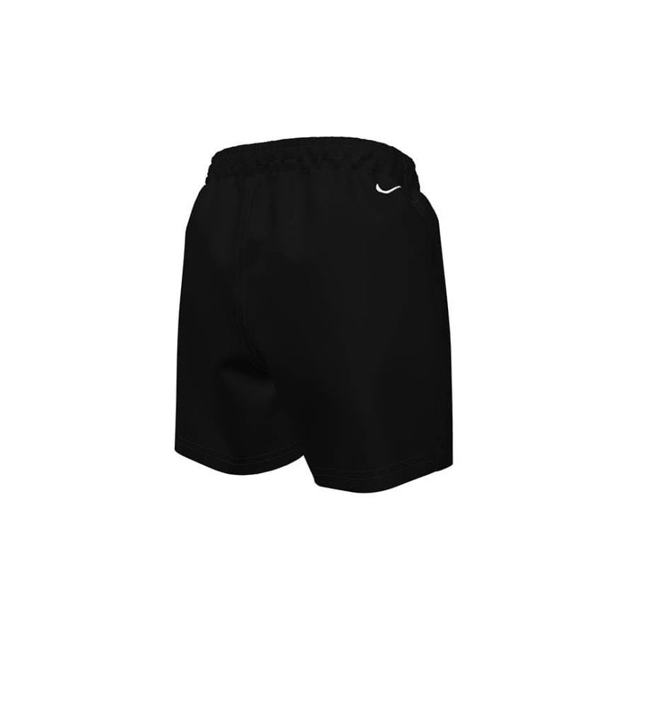 Short de Bain Volley 4" Split Logo - Noir