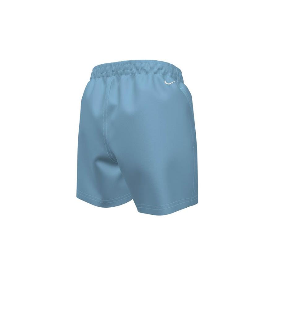 Short de Bain Volley 4" Split Logo - Aquarius Blue