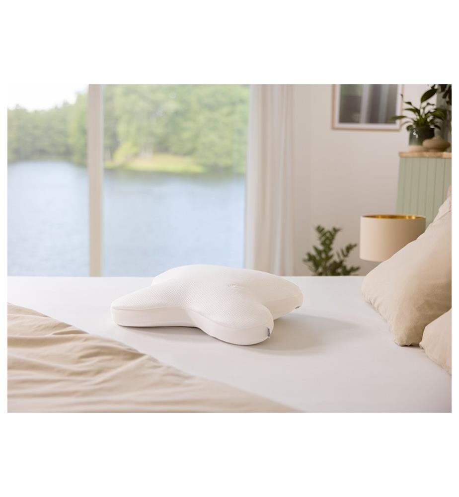 Cuscino da viaggio Ombracio DJ Premium - Bianco