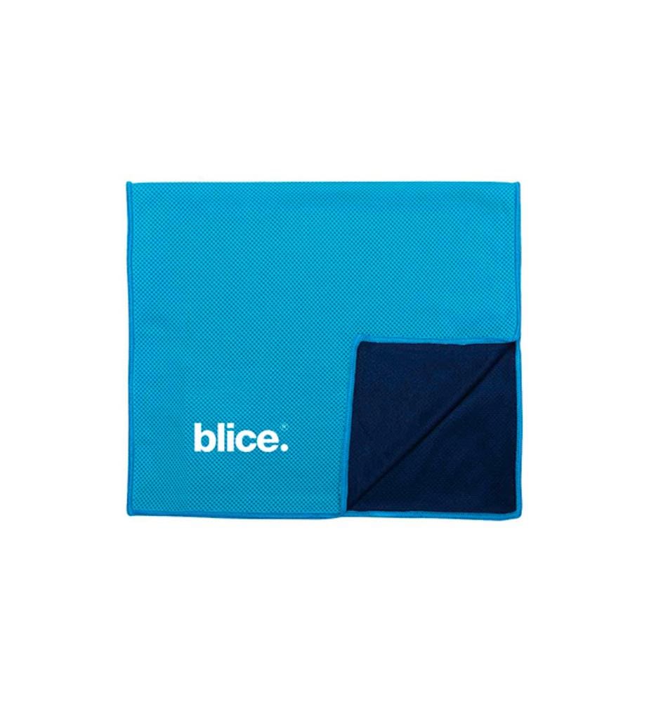 3er-Set Abkühlungshandtücher 100 x 30 cm - Blau, Dunkelgrau und Orange