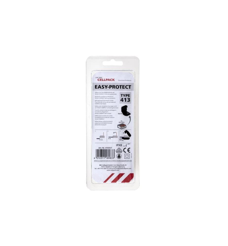 CELLPACK AG - Boîte gel 413, IPx8, avec borne Wago Compact