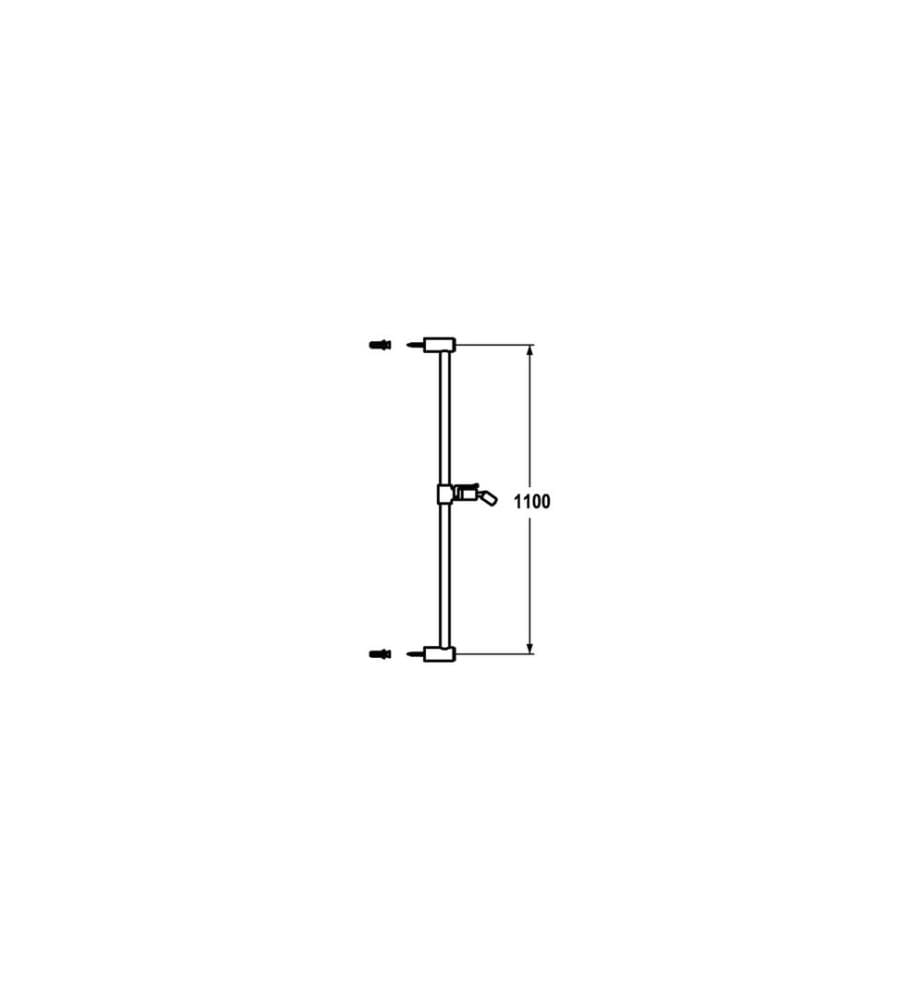 KWC - Duschgleitstange FIT easy 1100 mm