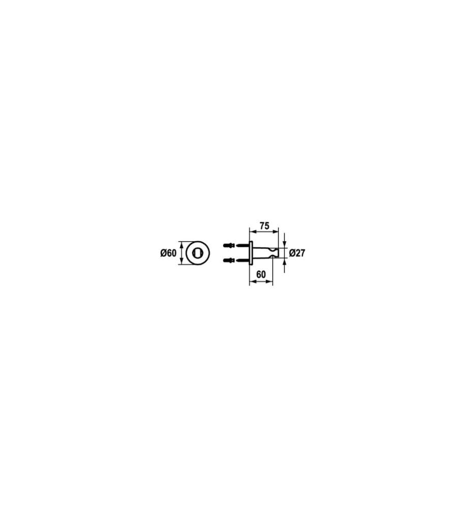KWC - Brausehalter Style 18 mm, verchromt