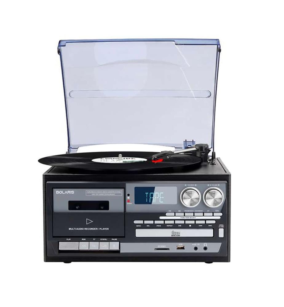 Platine vinyle Belfast - K7 - CD - FM - Noir