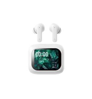 Écouteurs TWS Bolaris LCD Bluetooth 5.4 - Modèle Séoul - Blanc