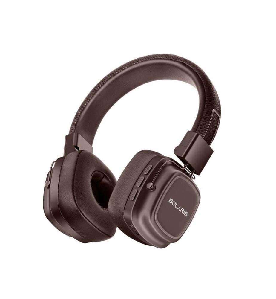 Auricolare stereo Bluetooth 5.3 Bolaris - Modello Portland - Marrone