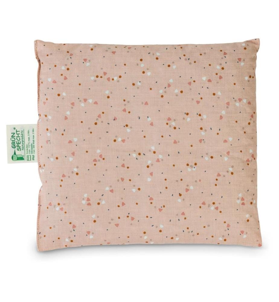 Coussin aux noyaux de cerise Cameo rose