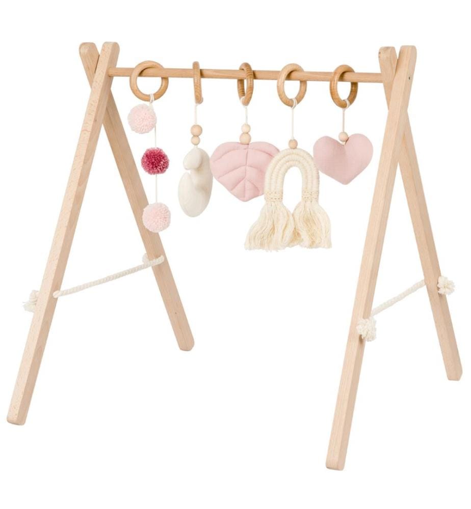 Baby Gym portique rose