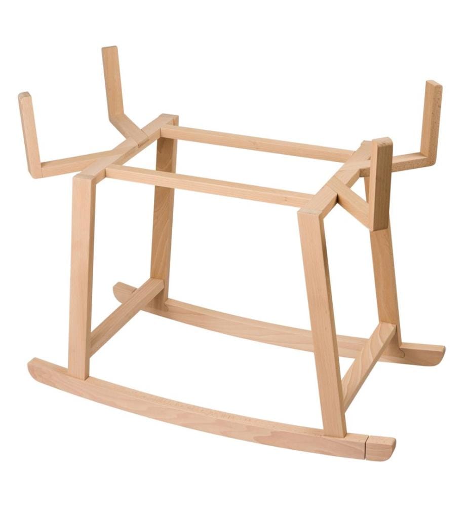 Support en bois pour le couffin en coton