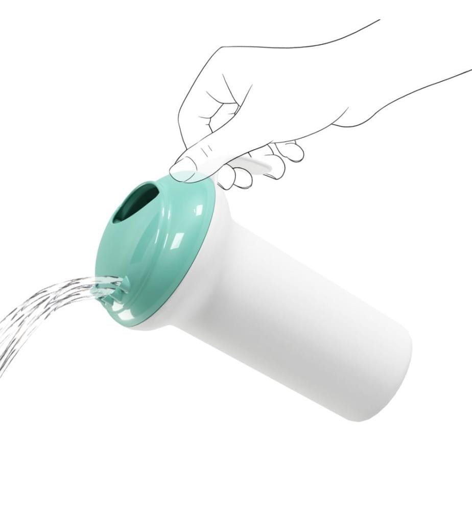 Pommeau de douche pour bébé Splash bleue
