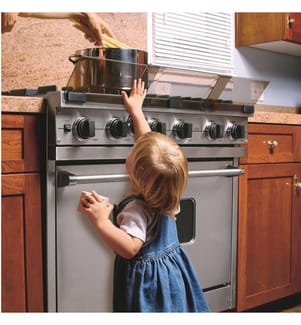 Barrière de protection pour cuisinière