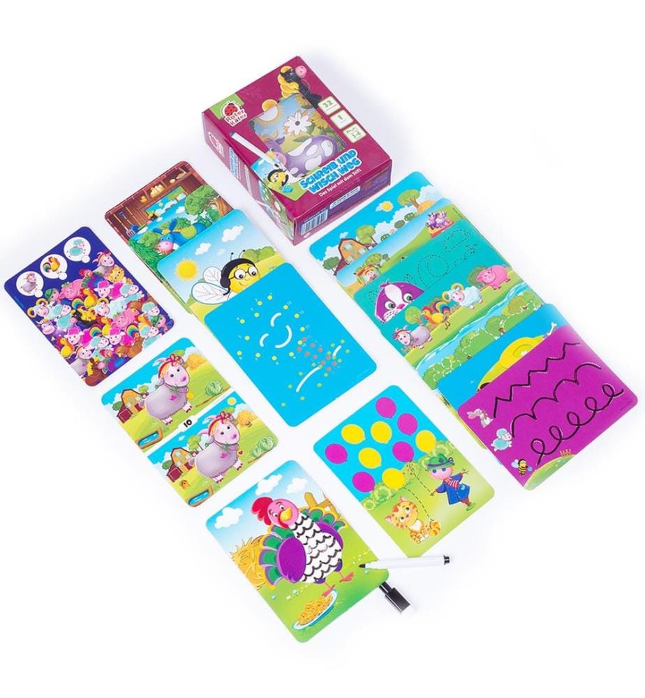 Jeu éducatif avec stylo Ferme