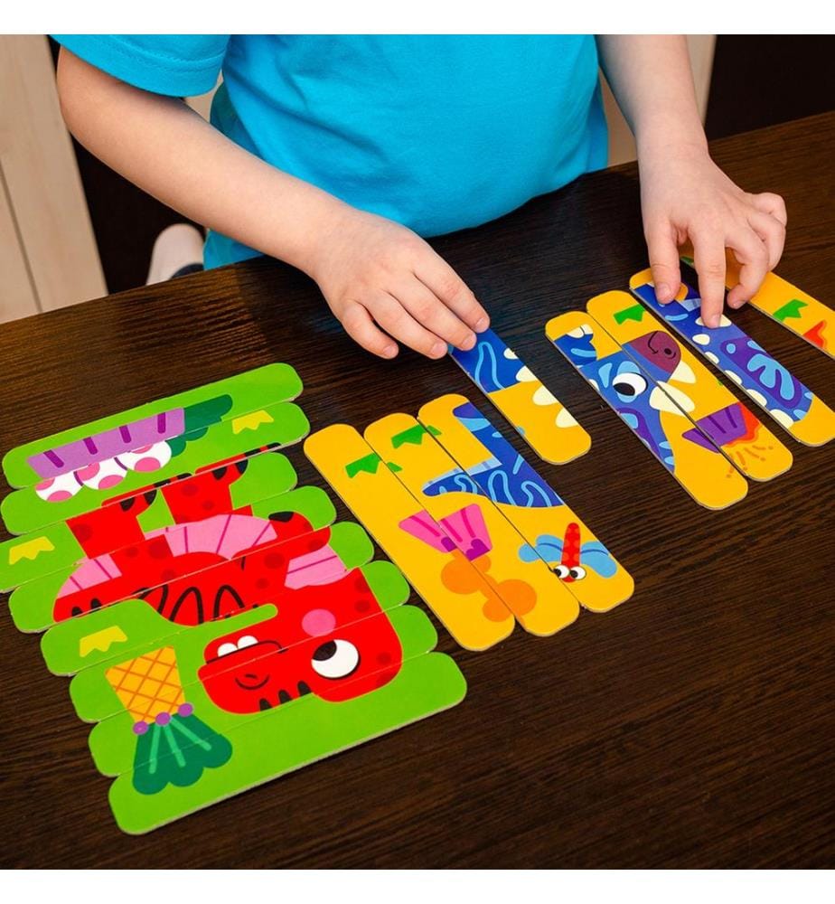 Bâtons de puzzle Dinosaures