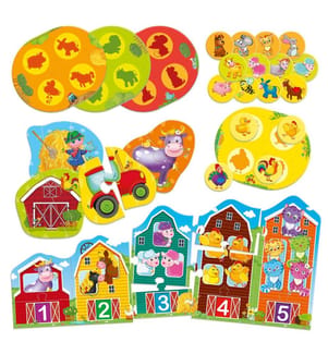 Jeu éducatif pour les tout-petits Ferme