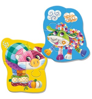 Puzzle magnétique bébé Mouton-cochon