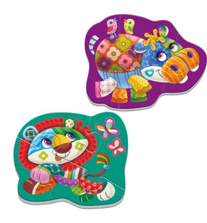 Puzzle magnétique bébé Lion-hippo