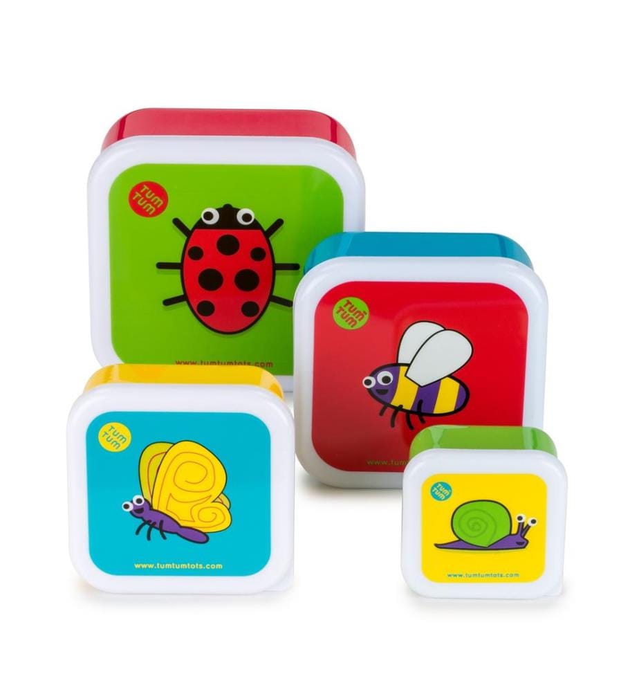 BUGS Boîtes à tartines, 4 pcs.