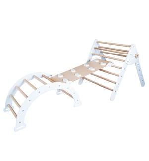 Kletterset gross nature-weiss