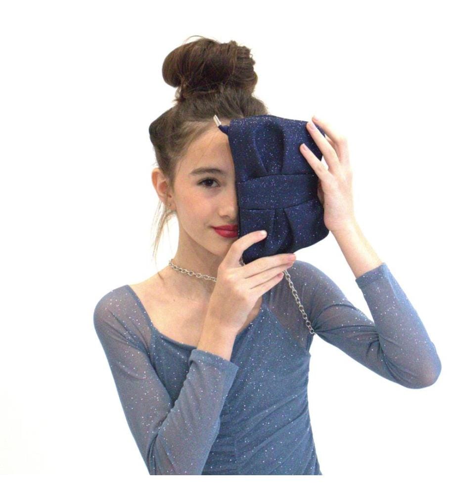 Sac bandoulière Moon Glitter marine
