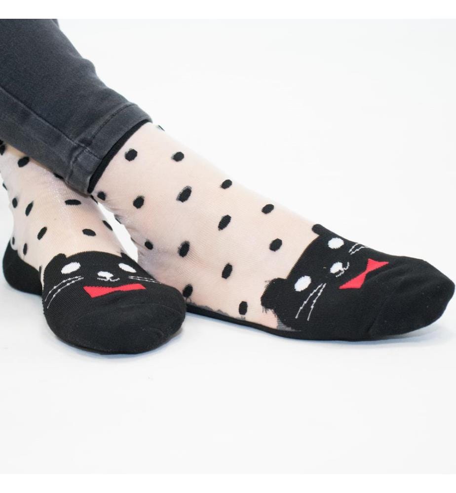 Chaussettes BE A CAT nude