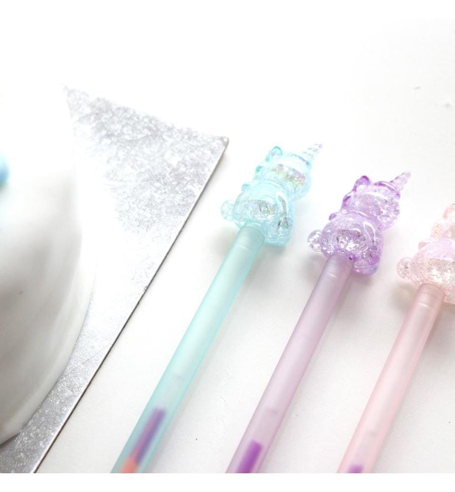 Stylo Celestia Licorne bleue