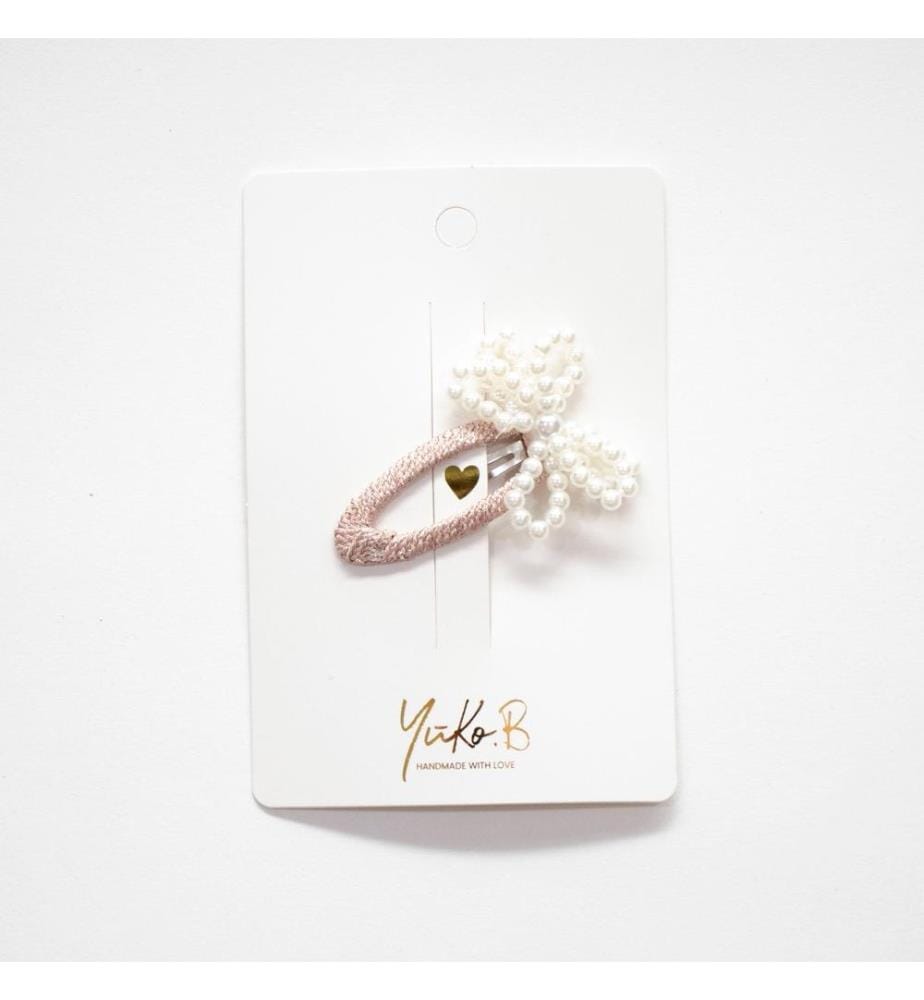 Barrette cheveux Milena rose