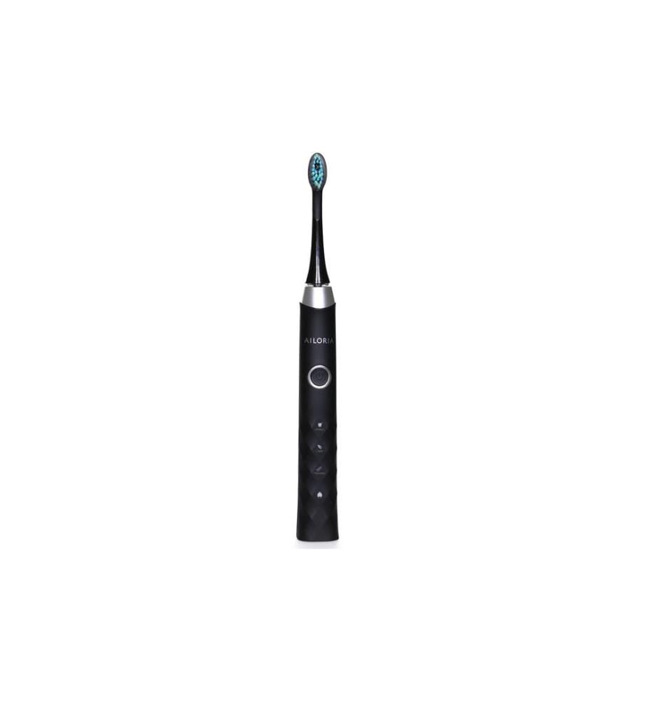 Ailoria - Schallzahnbürste Shine Bright Schwarz, inkl. USB-Ladegerät