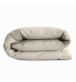 Bettdeckenbezug aus 100% Baumwolle 240 x 220 cm Sand