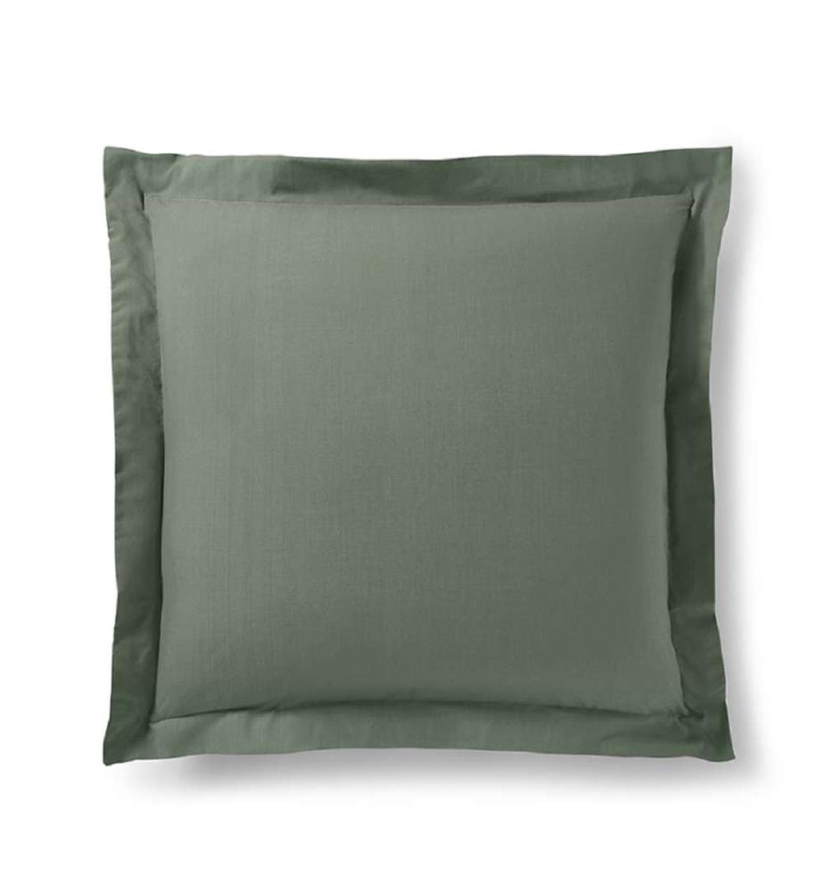 Pillowcase 100% Cotton Flat quilted ruffle 63 x 63 cm Rosemary