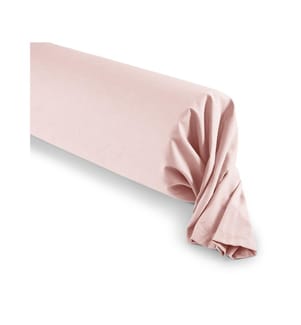 100% Cotton Bolster Case 45 x 185 cm - Rose Dragée