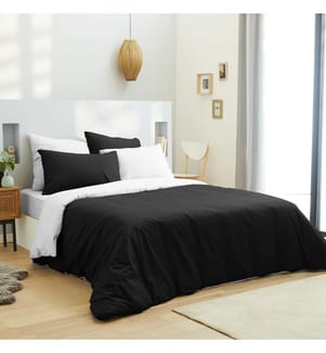 6 Piece Set 240 x 260 cm - Black and White