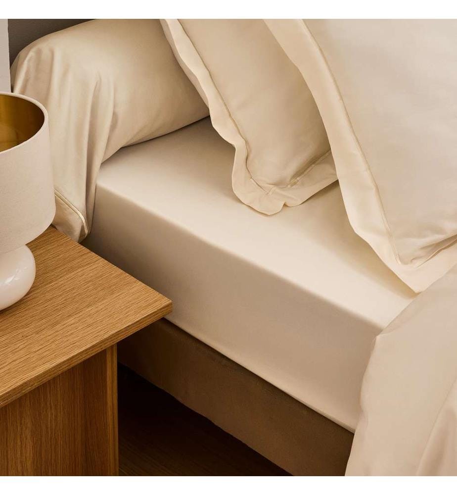 45 x 185 Copripiumino Prestige in cotone Sateen - Crema