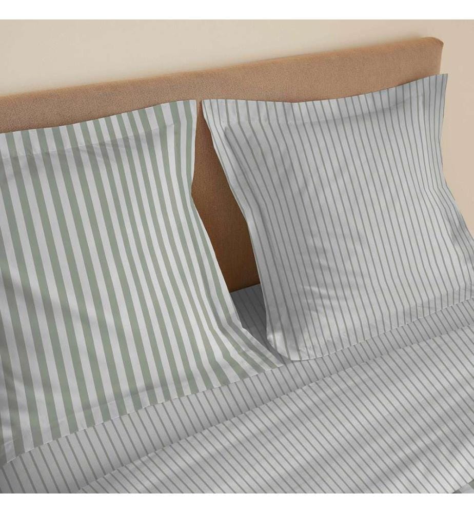 4 Piece Sheet Set for bed 140 x 190 cm - Palermo Eucalyptus