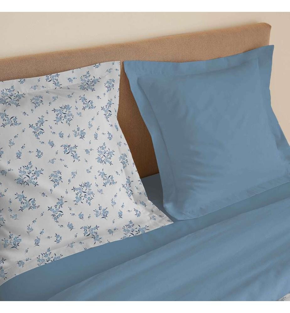 4 Piece Sheet Set for bed 140 x 190 cm - Louise Bleu