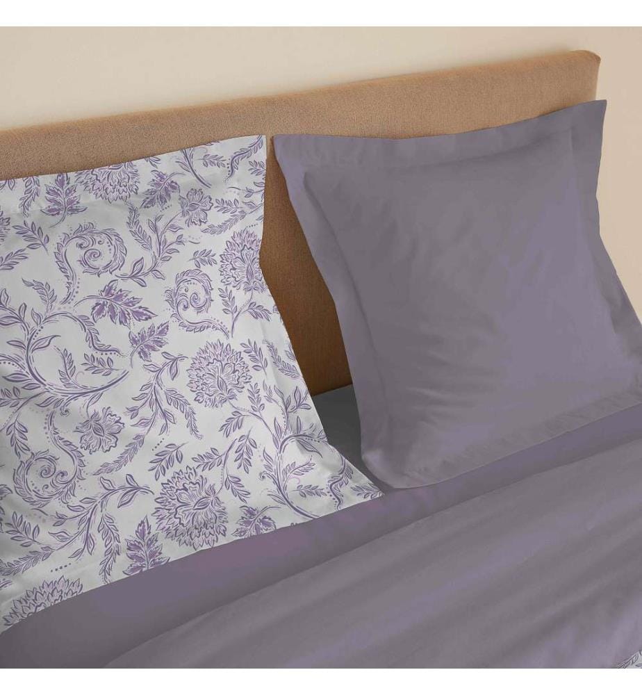 Comforter Cover 240 x 260 cm and Fitted Sheet 180 x 200 cm - Salma Lavande
