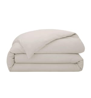 Bettdeckenbezug 260 x 240 Prestige Satin aus Baumwolle - Sand