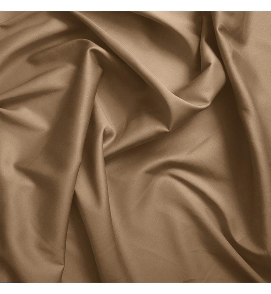Housse de couette 100% Coton 260 x 240 cm Taupe