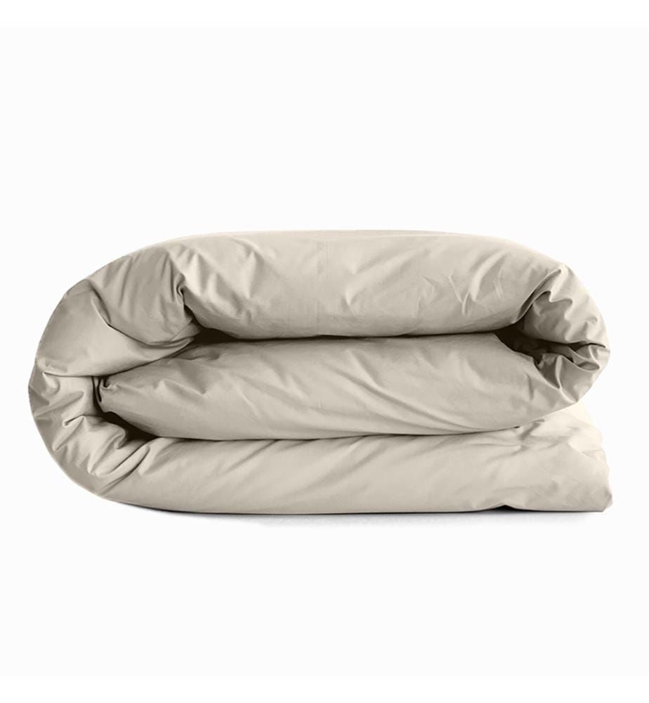 Housse de couette 100% Coton 260 x 240 cm Sable