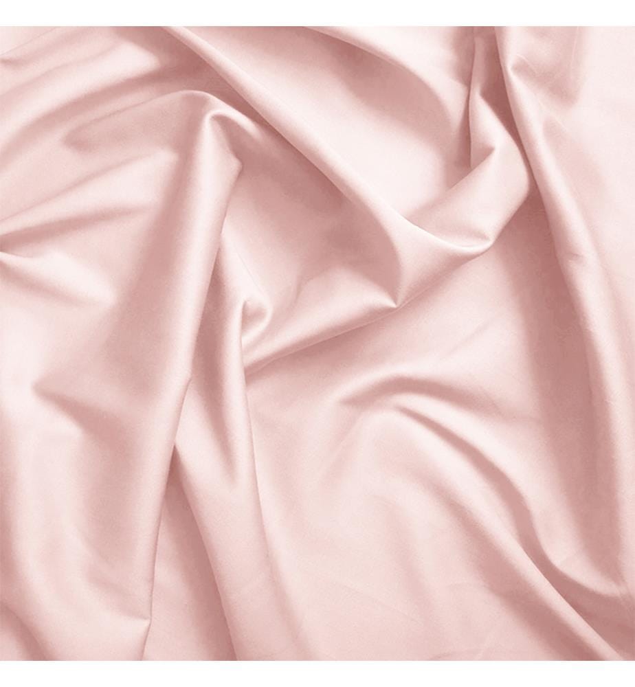Housse de couette 100% Coton 260 x 240 cm Rose Dragée