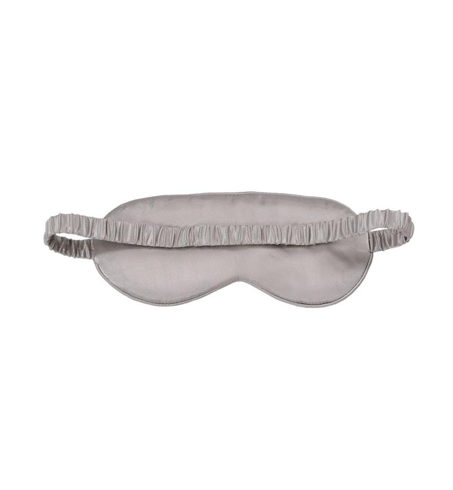 Maschera per dormire in 100% pura seta - Argento