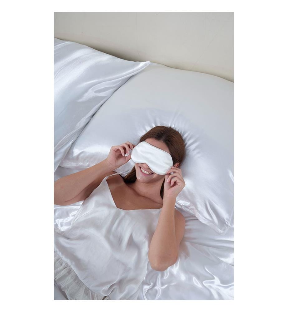 Maschera per dormire in 100% pura seta - Avorio